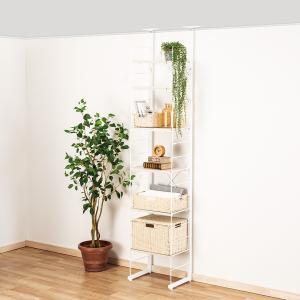 ニトリ（NITORI） 突っ張り壁面収納Nポルダ(幅40cm ホワイトウォッシュ