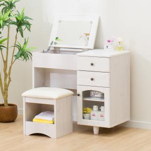 ニトリ（NITORI） ドレッサー(フェリベーネ FEL1360 WH) 鏡台 ミラー