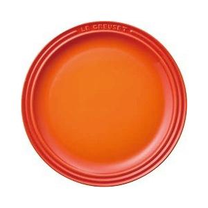 ル・クルーゼ ラウンド・プレート・LC オレンジ 19cm 単品 910140-19