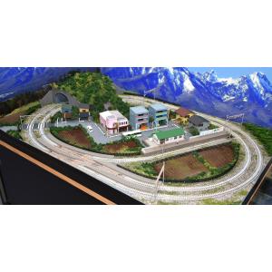 トミックス 鉄道模型 ジオラマレイアウト Nゲージ用 単線90x60cm