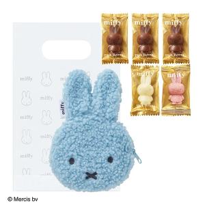 モロゾフ ミッフィー フェイスポーチ スモーキーピンク バレンタイン