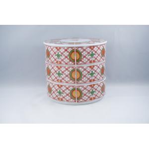 丸重箱 錦古伊万里 3段セット 有田焼 重箱セット : 料理道具のデパート