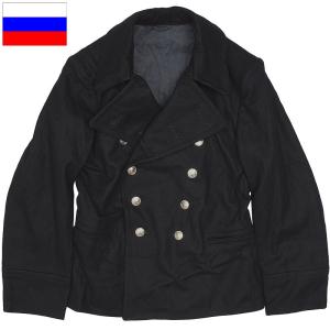 YMCLKY 米軍タイプ NAVY Pコート ワッペン付き ブラック ショート丈