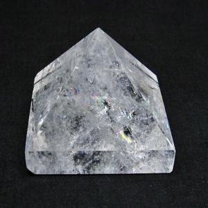 虹入り ヒマラヤ水晶ピラミッド t648-3804 : 誠安天然石専門店 - 通販