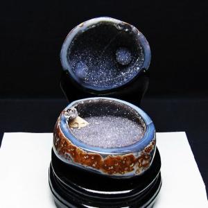 ペア水晶トレジャーメノウ t604-7771 : 誠安天然石専門店 - 通販