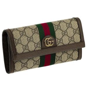 GUCCI（グッチ） 財布 レディース 長財布 アウトレット ブラウン
