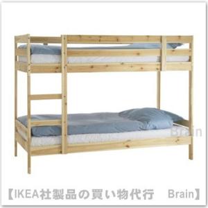 イケア（IKEA） VITVAL ロフトベッドフレーム/デスクトップ付き/ベッド