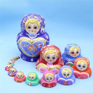 7個組セット ロシア 民芸 お土産 伝統 工芸品 手作り品 マトリョーシカ