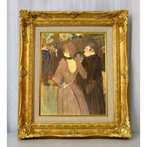 世界の名画 ロートレック シュザンヌ・ヴァラドンの肖像 ジクレー