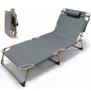 簡易ベッド 折りたたみベッド 幅67cm 組立不要 4段調節 耐荷重150kg