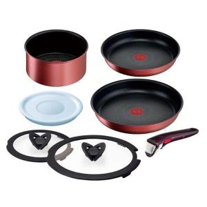 T-fal インジニオ・ネオ パプリカレッド セット7 L15190 ( 7点セット