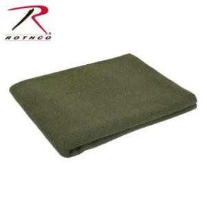 Rothco OD． ウールブランケット 毛布 ロスコ 21x : ホバートブロス