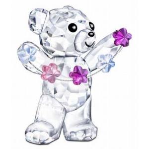 SWAROVSKI（スワロフスキー） クリスベア 置物 デイジー 花 Krisベア A