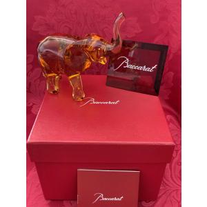 バカラ（Baccarat） 置物 エレファント ぞう フィギュリン クリスタル