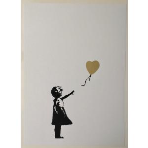 Banksy バンクシー GIRL WITH RED BALLOON WCP リプロダクション