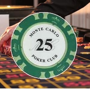 ポーカーゲーム ポーカーチップ (数字表記100) 1枚 モンテカルロ