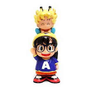 Dr.スランプ アラレちゃん ガっちゃん ソフビ貯金箱 : ラシモール