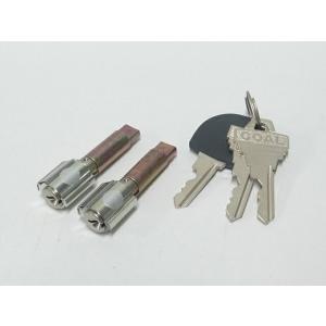 ゴール 4350(MX) シリンダー 外筒ステン色 ビス(皿頭 M2.6×6.5)1本付