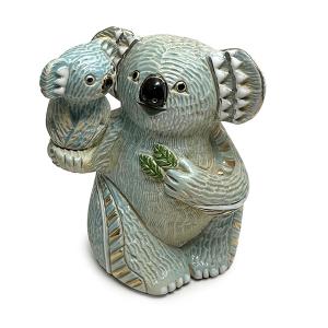 単品 送料 290円 マグネット コアラ子供 M03A 陶器 置物 動物 コアラ