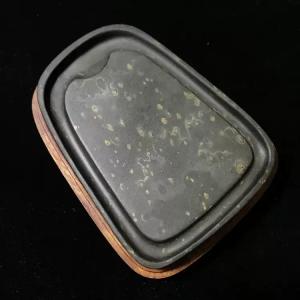 端渓硯 老坑 山潤秀色硯 128×87×27mm 一点物 : 書道用品 緑風店 - 通販