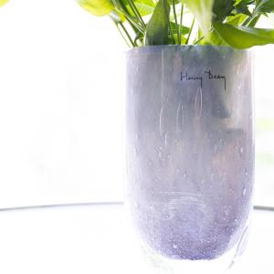 HenryDean ヘンリーディーン グラスXL クラレット ガラス花瓶 花器 : S