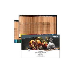 LYRA（リラ） 油性色鉛筆 ポリカラー メタルボックス入り 72色セット