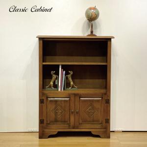 オープンシェルフ 2段 和モダン フリーラック 天然木 幅100 飾り棚 棚