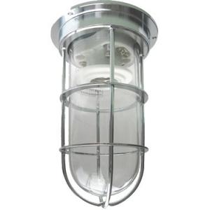 松本船舶 マリンランプ ゼロデッキ シルバー ランプ無し ZR-DK-S