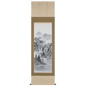 掛け軸専門 掛軸 販売 通販店 水墨山水（今村 景元） 年中掛け 水墨画