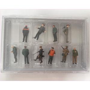 馬に牽かれる野菜かごを乗せた平台荷馬車 ：プライザー 塗装済完成品