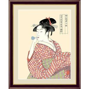 酒井抱一 燕子花に水鶏図 （F8サイズ）（紐・フック付） 日本の名画 約