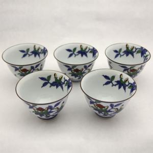 源右衛門窯 染錦山水絵 飯碗 有田焼 ご飯茶碗 : 陶器たて石 Yahoo!店