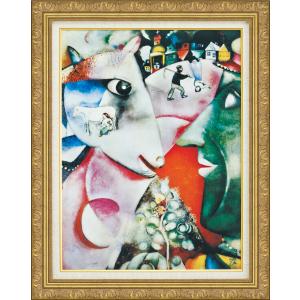 絵画販売 シャガール 青いサーカス 額縁付き : 絵画販売のアート