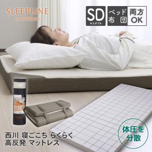 西川（nishikawa） 高反発マットレス シングル 97×195×8cm 丸巻き 三