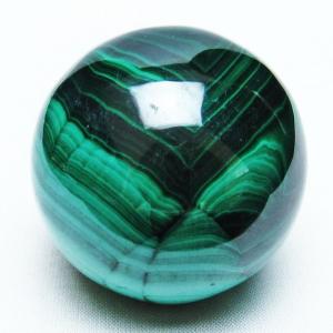 マラカイト 丸玉 スフィア 30mm 送料無料 一点物 141-3528 : 天然石