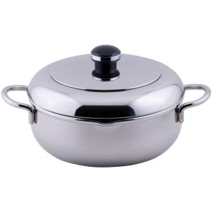 geo PRODUCT 宮崎製作所 浅型両手鍋25cm GEO-25S ジオプロダクト 全面7