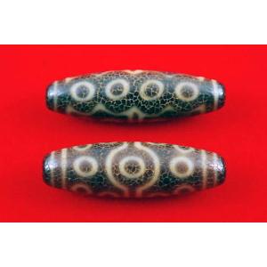 至純十五眼天珠[12×38] : 小盧至純西蔵天珠ヤフー店 - 通販 - Yahoo