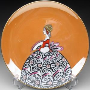 ノリタケ オールドノリタケ デコレディ マダム・ポンパドール プレート