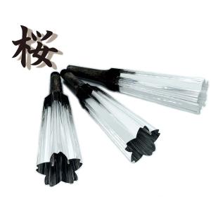 アクリル 糸巻〈宇柄面取〉8.5 (仕込み込) 】津軽三味線用 糸巻き 8分5