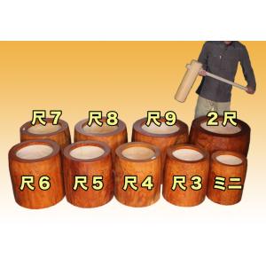 欅（ケヤキ）餅つき臼（うす） 尺4(φ42)・・・2升用（小）（杵別売り