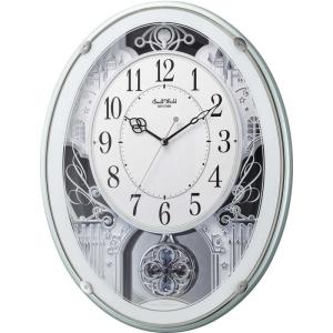 スモールワールド からくり時計 リズム時計 掛け時計 電波からくり時計