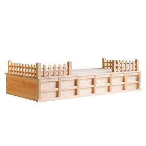 神棚 神具 仏具 やまこう 極上 神棚板 玉垣付 幅75 □ 上ひのき製