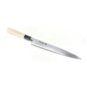 堺孝行 堺孝行《霞研水牛柄》安来白三鋼 柳刃 240 mm 【水牛柄】 : 唯