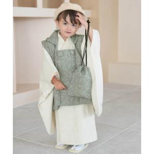 utatane 着物 七五三3歳用被布コートセット 男の子 ひよこ商店