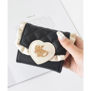 sakishimatokyo 財布 キルティングボックスコイン三つ折財布/ミニ財布