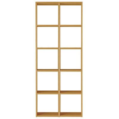 LOHACO - 無印良品 スタッキングシェルフセット 5段×2列 オーク材 約幅