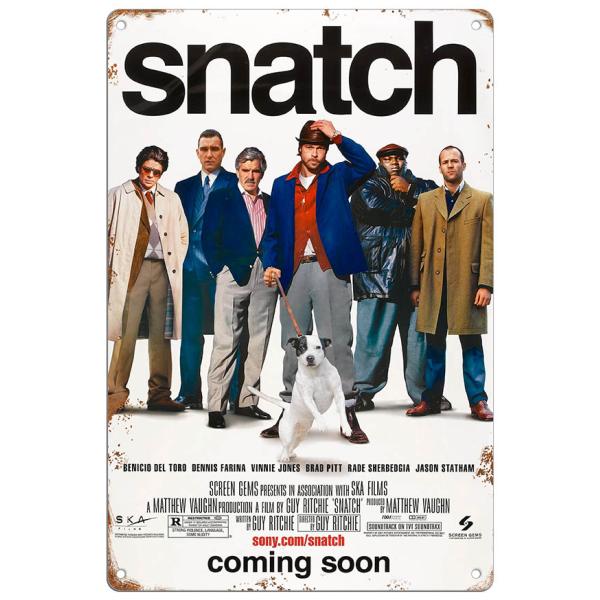 映画ポスター【ブラッド・ピット/Brad Pitt】スナッチ/Snatch/ブリキ