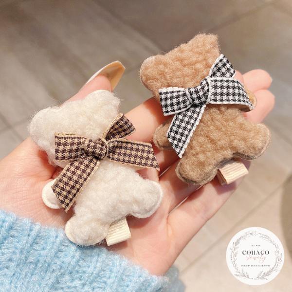 くまさん クマヘアピン ヘアゴム ヘアアクセサリー シュシュ 髪留め