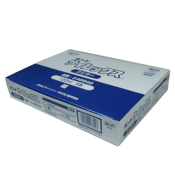 コニシ サイレックス クリヤー 120ml 5本入1箱 ボンド ＃46842