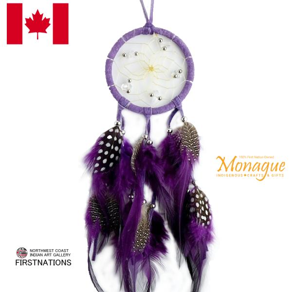 ドリームキャッチャー 本物 オジブア族 インディアン ハンドメイド 2.5